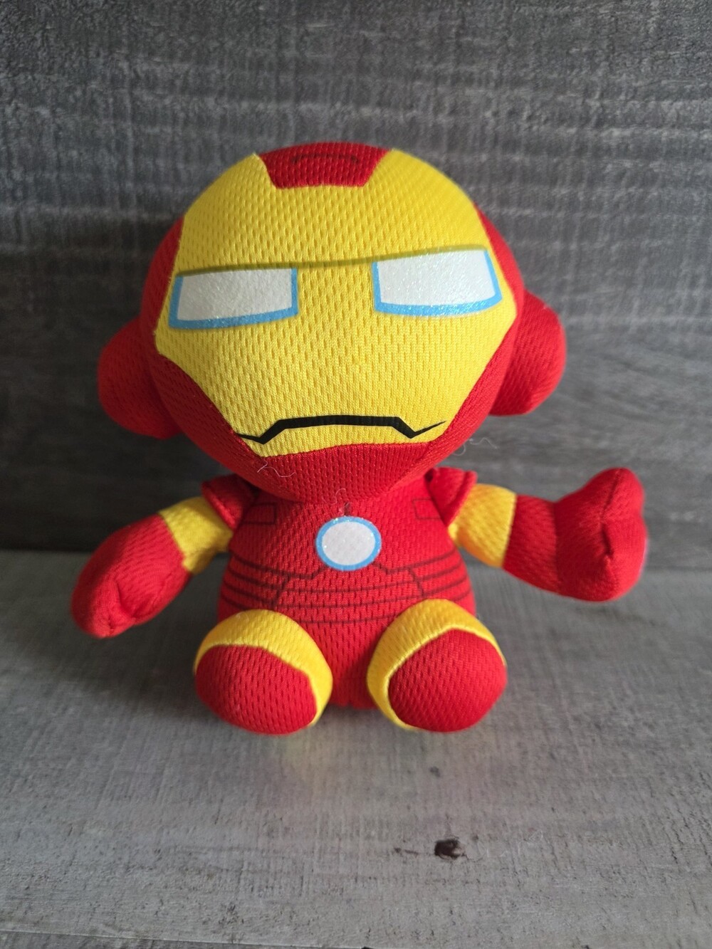 Iron Man Teenie Baby TY Marvel Comics 6” Plush Toy Super Hero b193